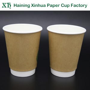 Egyetlen dupla falú tiszta kraft kávéspohár