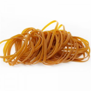 Testreszabható természetes gumi anyag tartós, magas hőmérsékletű öregedésgátló természetes színrák kötő gumiszalag