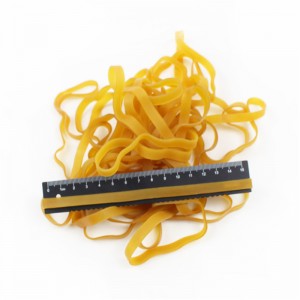 A gyártók egyedi meghosszabbított és kiszélesedő gumiszalag druable magas hőmérséklet és öregedés ellenes sárga gumiszalag