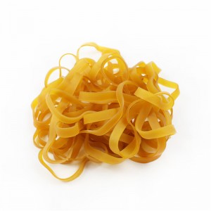 A gyártók egyedi meghosszabbított és kiszélesedő gumiszalag druable magas hőmérséklet és öregedés ellenes sárga gumiszalag