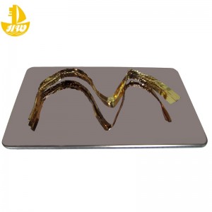 Rozsdamentes acél tükör panel 1.