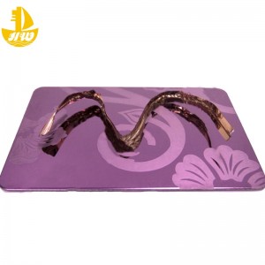 Rozsdamentes acél tükör panel 2.