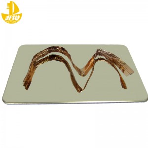 Rozsdamentes acél tükör panel 3.