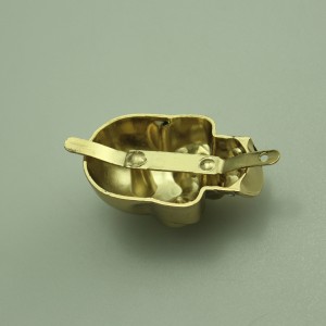 Dekoratív divat fém címke, címke tartozékok zsákhoz