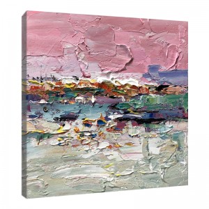 Vászon keret absztrakt új design kézzel festett otthoni dekoráció fotó kép padlófestés