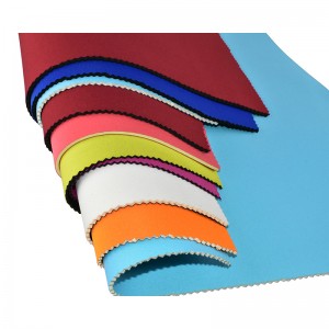 Szublimációs szövet fehérneoprén pénztárca Tumbler Sleeve SBR gumi SCR 4 út Nyúlónylon spandex szövetneoprén pulóver