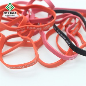 Gyártók Egyéni szín,nagy rugalmasság, vízálló és tartósnyomtatási reklám gumi sávok