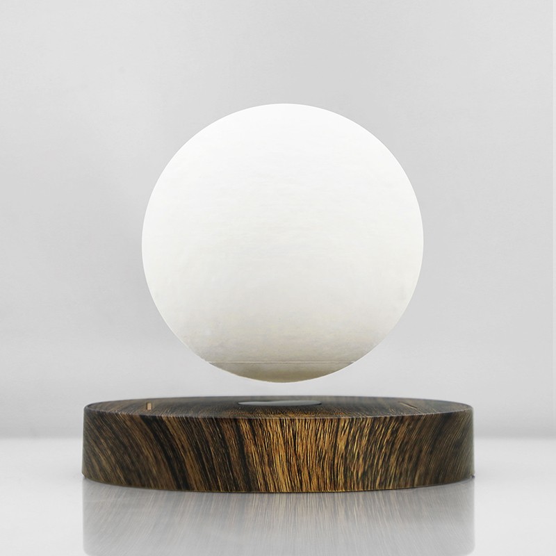 Kreatív ajándék Home Office dekorációnappali világítás Touch kapcsoló Mágneses úszó asztali lámpa 3D lebegő Hold fény