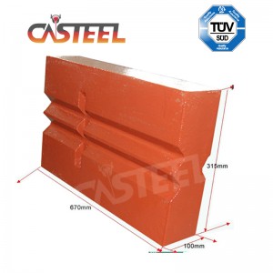 Crusher alkatrészek az épület hulladék és aszfalt újrahasznosításhoz