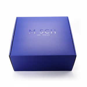 Ingyenes minta egyéni logó rózsaszín színes kozmetikai hullámosított postafiók