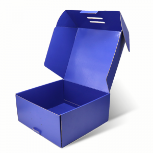 Ingyenes minta egyéni logó rózsaszín színes kozmetikai hullámosított postafiók