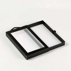 Testreszabott téglalap ajándékcsomagolás ablak doboz telefonkészülék tartozékokhoz