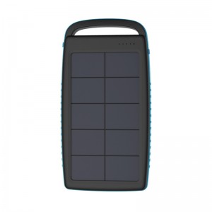 Amazon Waterproof Dual Solar Outdoor töltő hordozható Power Bank a túrázáshoz és az utazáshoz