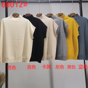 Egyszerű és divatos Joker Alapítvány egyetlen kötött top 68012#