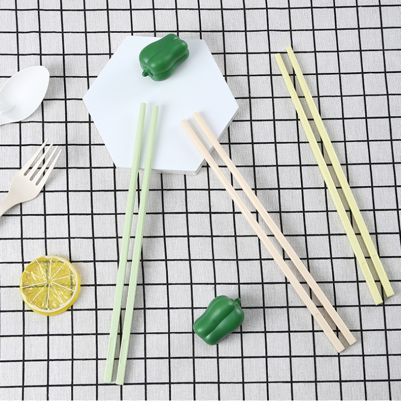 100% biológiailag lebontható PLA Corn Family Chopsticks