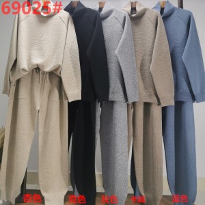 Divatos alkalmi joker kötött sport 2 darab készlet 69025#