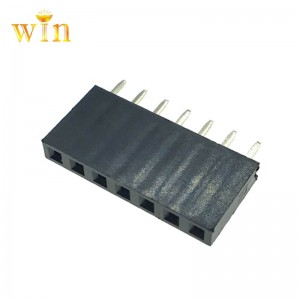 1x7p 180 ° Függőleges dip Pin fejléc Női aljzat H8.5mm