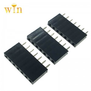 1x7p 180 ° Függőleges dip Pin fejléc Női aljzat H8.5mm