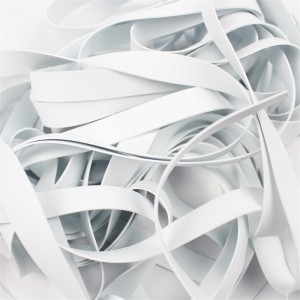 Gyárnagykereskedelmi fehér fürdőruha gumi pántok maszk fülpántok rugalmas hevederek