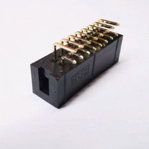 2x8p 2.54mm Pitch jobbszögű merevlemez Header Női aljzat