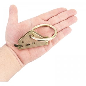 Steel E-Track O gyűrű Tie Down horgonyok E-Track TieDown rendszer zárt Trailer Platós teherautó Cargo Control&Surface Mount