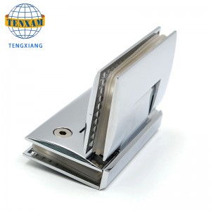 Cink ötvözet/stainless acél 135 fokos zuhanyzó zsanér tusoló üveg ajtó klip