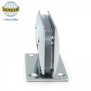 Ferde fürdőszoba klip tusoló üveg zsanér, rozsdamentes acél ajtó klip 90 fokos zuhanyzó zsanér