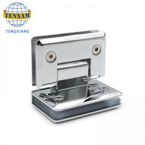 90 fokos üveg ajtó csuklópánt rozsdamentes acél fürdőszoba bilincs