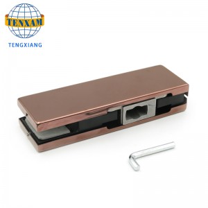 Üveg ajtóbilincs SUS304 Rozsdamentes acél felső ajtócsomag felszerelése üveg felső klip