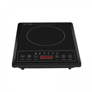 A13 Single égő indukciós főzzük Ultravékony indukciós főzőlapok, 8 szintű teljesítmény és hőmérséklet ellenőrzés, fekete csiszolt üveg panel