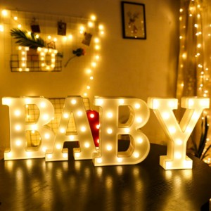 LED Marquee Letter Table Light jelek