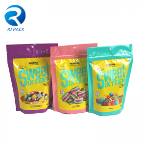 Kiváló minőségű egyedi design Állítsa fel a tasakokat cukorkákhoz