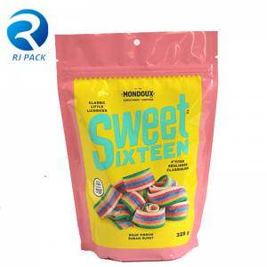 Kiváló minőségű egyedi design Állítsa fel a tasakokat cukorkákhoz