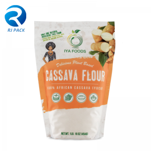 Újrahasznosítható PET/PE HIGH BARRIER STAND UP tasakok a liszthez,