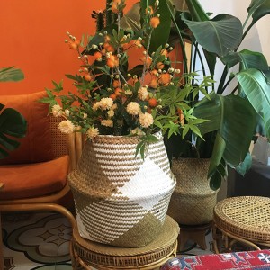 Szőtt seegrass hasa kosár