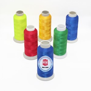 100% poliészter hímzés varrócérna