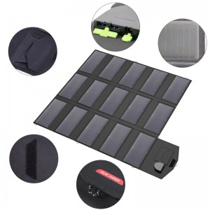 Összecsukhatónapelem 18v 100W hordozható szabadbannapkollektor kempingezéshez