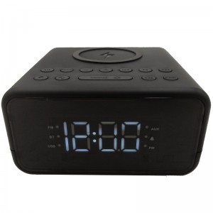 FB-CR01 Bluetooth Clock Radio Qi vezetéknélküli töltővel