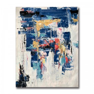 Nagykereskedelmi modern tájfal dekoráció festés elvont kézzel készített olajfestmény