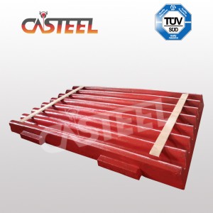 Shanghai Longyang Jaw Crusher Parts PE800 * 1060 JAW lemezek, oldallapok