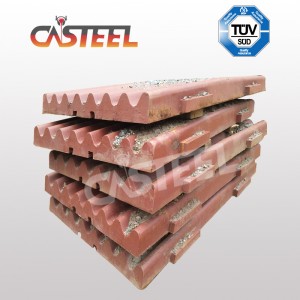 Shanghai Longyang Jaw Crusher Parts PE800 * 1060 JAW lemezek, oldallapok