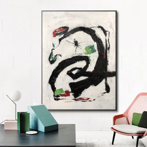 Kortárs Kézzel Modern festékek Wall Art Abstract Wall Art olaj, vászon
