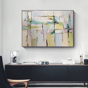 Nagykereskedelmi kézműves modern absztrakt vászon művészeti munkaolaj festés otthoni dekoráció