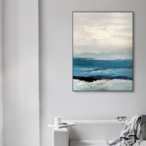 Új érkezés tiszta kézzel készített eredeti olajfestmény kortárs vászon absztrakt műalkotás otthoni dekoráció