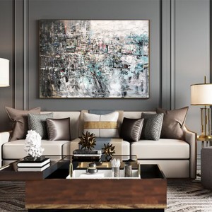 Új érkezés 100% kézzel készített kortárs absztrakt olajfestmény otthoni irodai dekoráció művészeti munka