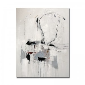 100% kézzel készített olajfestmény Egyszerű absztrakt kortárs kézzel festettnappali dekoratív művészeti munka