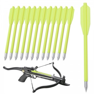 Elong Outdoor 110298 6.5inch Műanyag Crossbow csavarok Steel Point pisztoly Crossbow