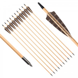 Elong Outdoor 117027-01 OD9mm 30inch Fanyíl Feather Íjászat Tradicionális íj lövés