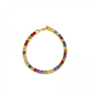 Európai és amerikai divat rézozott 18k arany karkötő