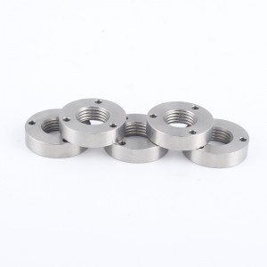 Kör alakú dió rozsdamentes acél 304 kerek anya